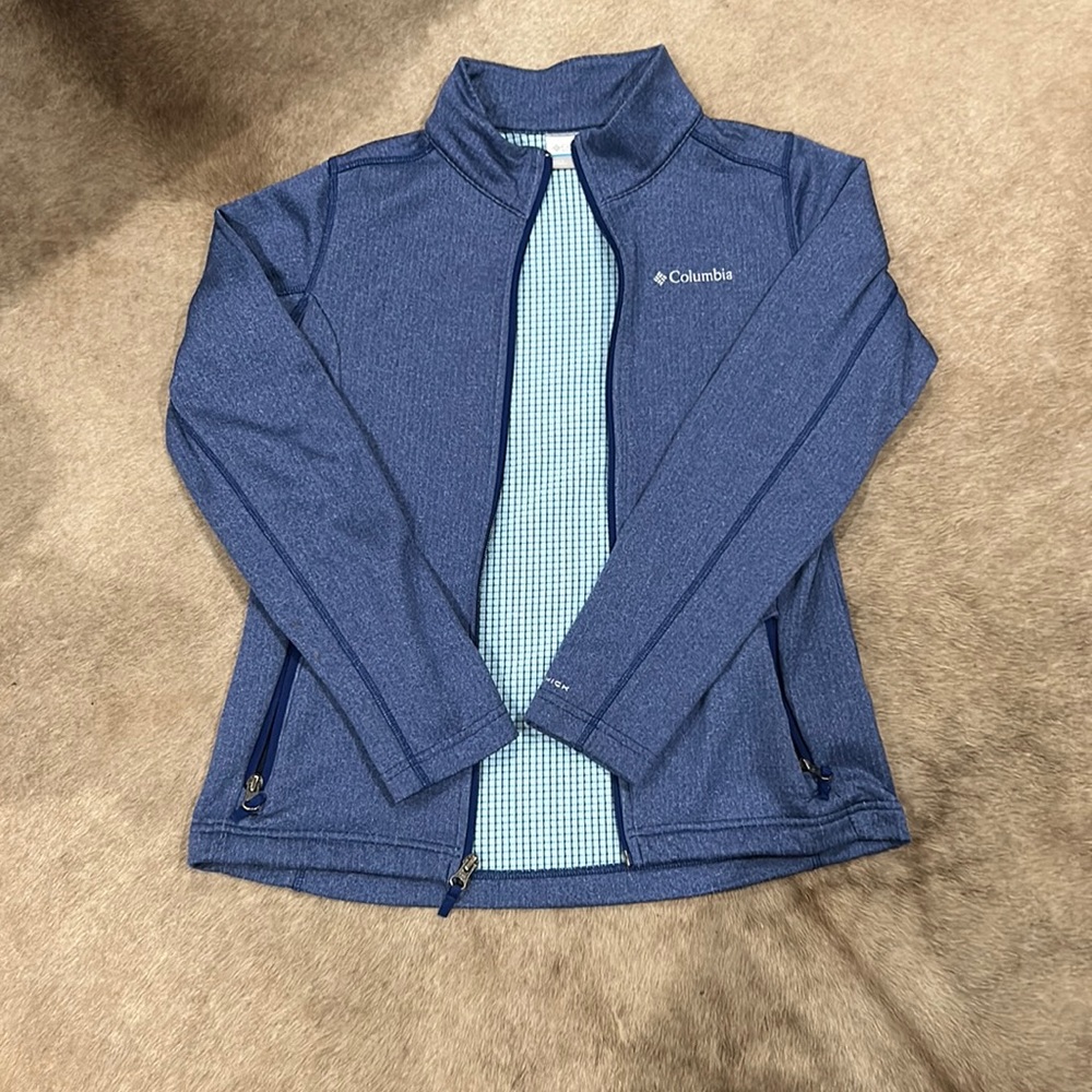 Columbia kids blue jacket size YXL